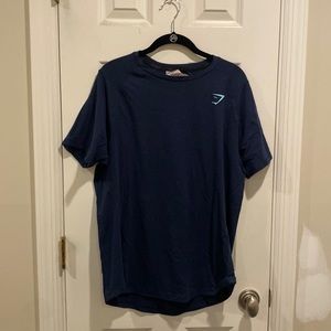 Navy Gymshark tee shirt